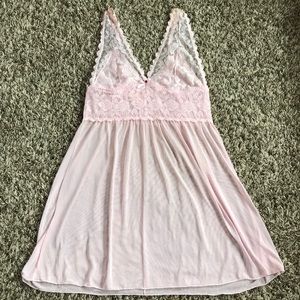Pucker Up Pink Lace Lingerie Slip